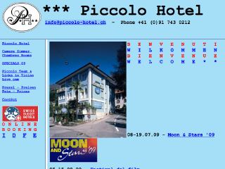 Thumbnail do site Piccolo Hotel ***