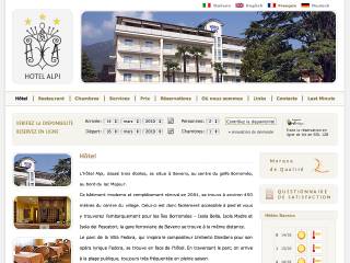 Thumbnail do site Hôtel Alpi ***