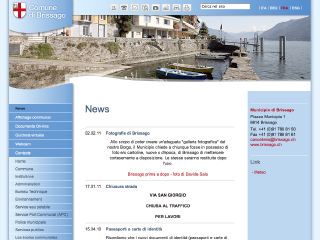 Thumbnail do site Site Officiel de la Commune de Brissago