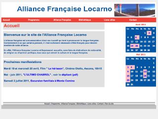 Thumbnail do site Alliance Franaise de Locarno
